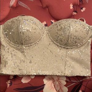 Sparkly Push Up Corset